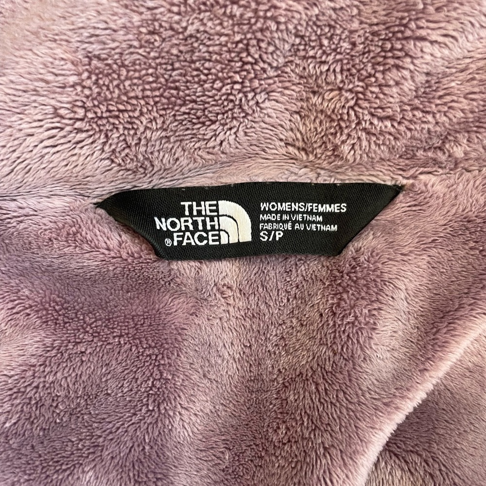 The North Face Womens Small Shelby Raschel Hoodie Jacket Metal Pink Fleece-Lined - Picture 5 of 6